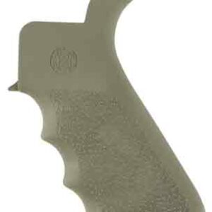 HOGUE AR-15 BEAVERTAIL GRIP - W/FINGER GROOVES OD GREEN