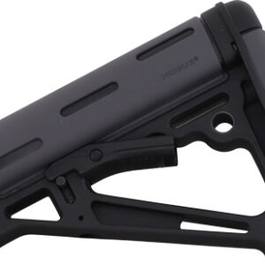 HOGUE AR-15 COLLAPSIBLE STOCK - OVERMOLDED GREY MIL-SPEC