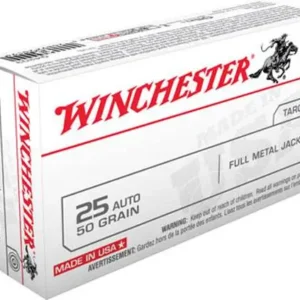 WINCHESTER 25 AUTO 50GR FMJ