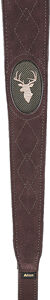 ALLEN SUED DEER HEAD SLING W/ - SWIVELS BROWN LEATHER