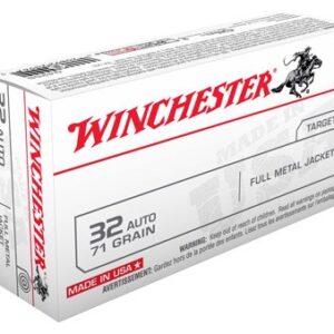 WINCHESTER USA 32 ACP 71GR - FMJ-RN 50RD 10BX/CS