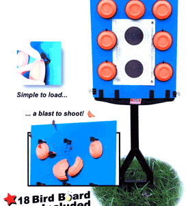 MTM JAMMIT TARGET STAND & - CLAY BIRD BOARD