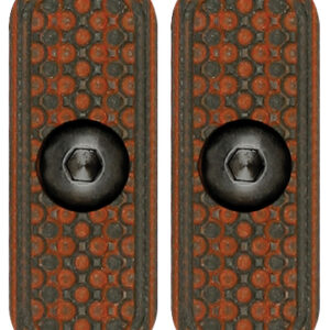 MI LEVER STOCK G10 M-LOK PANEL - RED/BLACK 2-PACK