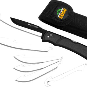 OUTDOOR EDGE RAZOR BONE 6-BLD - COMBO SET GRAY BLISTER PACK