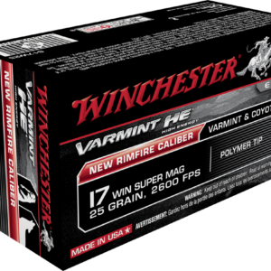 WINCHESTER VARMINT HV 17WSM 25GR POLY TIP 50RD BX 500RD CASE